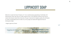 Desktop Screenshot of lippincottsoap.com