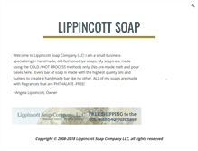 Tablet Screenshot of lippincottsoap.com